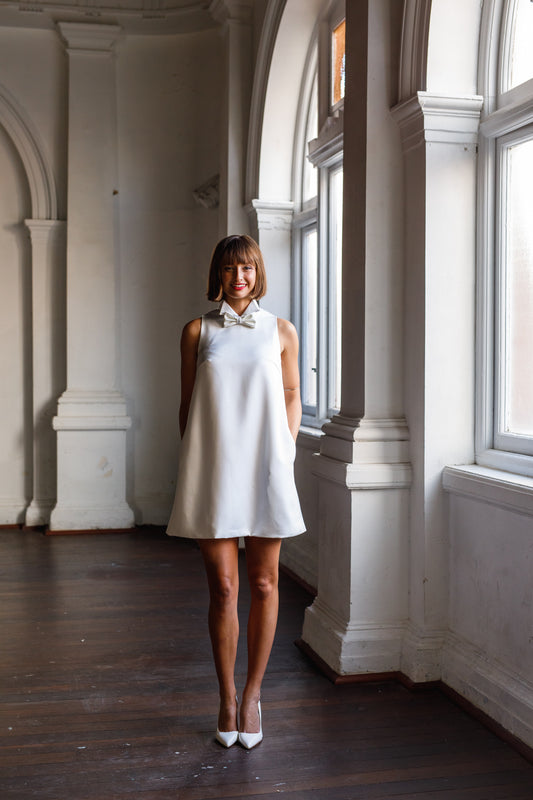 White Wedding Dress | Plain White Wedding Dress | Elope Bridal